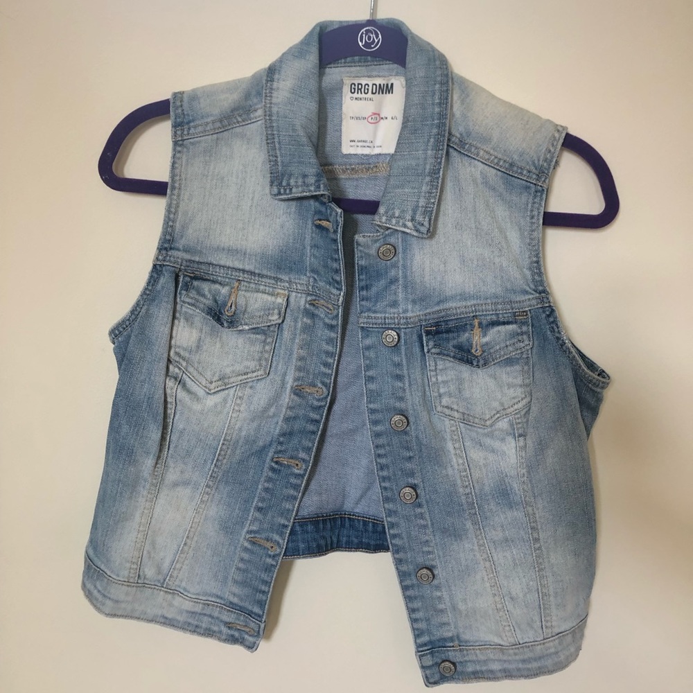 Jean vest jacket